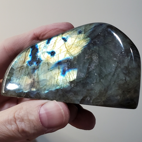 Labradorite Crystal Freeform, Two-Sided Flash, 0.75 Pounds - Picture 7 of 12